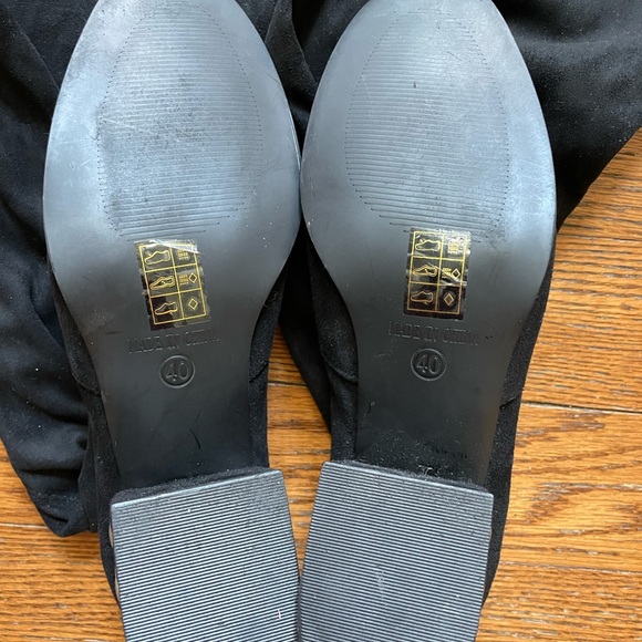 Woman’s Faux Suede Knee Height Boots Size 9.5 - Picture 4 of 5